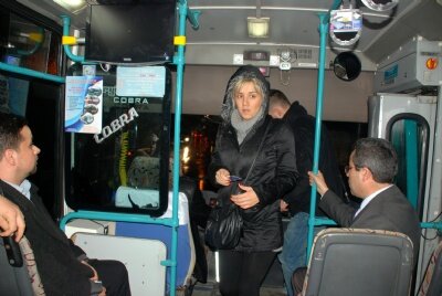 Halk otobüsleri maç keyfi